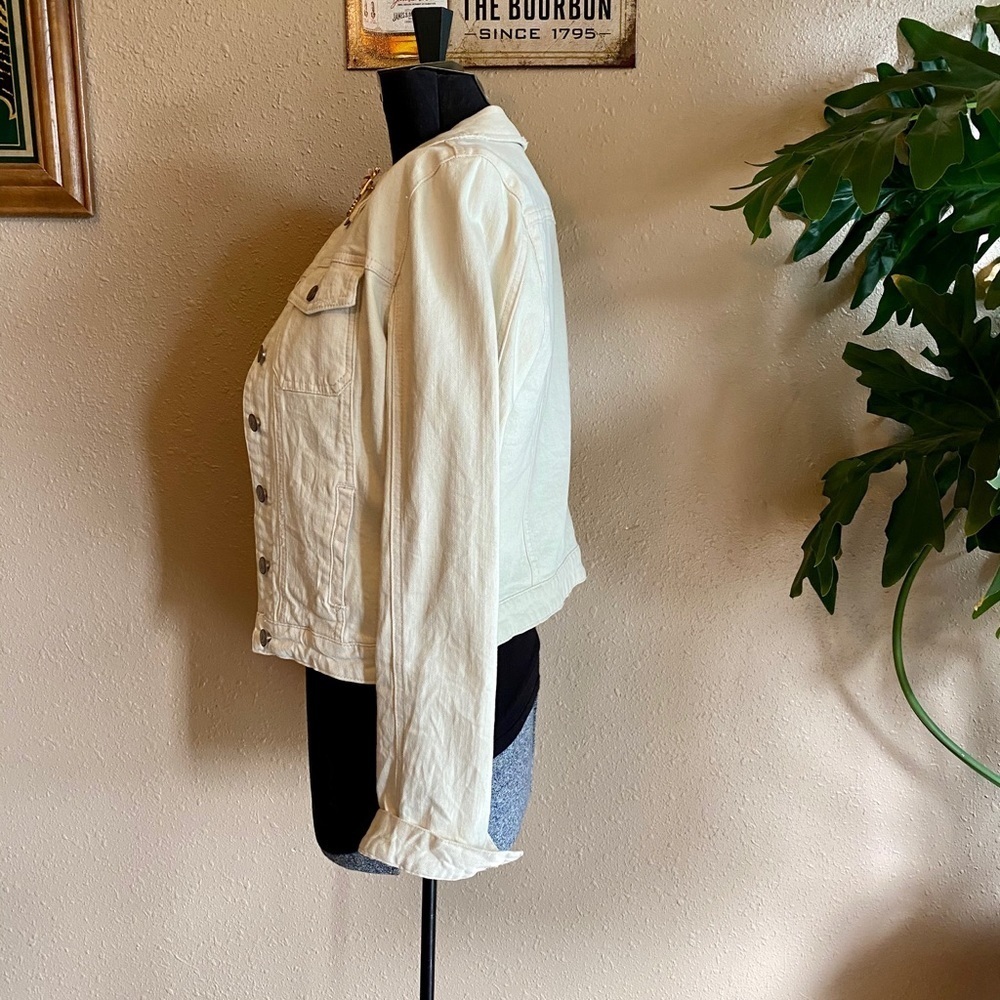 American Rag Distressed Jean Jacket - Picture 5 of 8